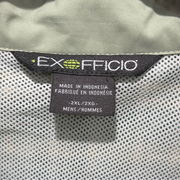 ExOfficio Plaid Button Down Ventilated Outdoor Shirt 2XL Long Sleeve Lightweight - Picture 6 of 16